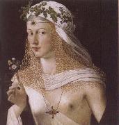BARTOLOMEO VENETO Portrait of a Woman oil on canvas